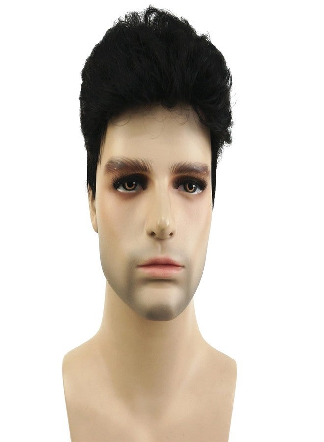 ايمول شعر مستعار رجالي قصير مستقيم من Aimole، شعر مستعار صناعي طبيعي المظهر، مناسب للارتداء اليومي غير الرسمي، طوله 6 بوصات (4RA6) - Image 1